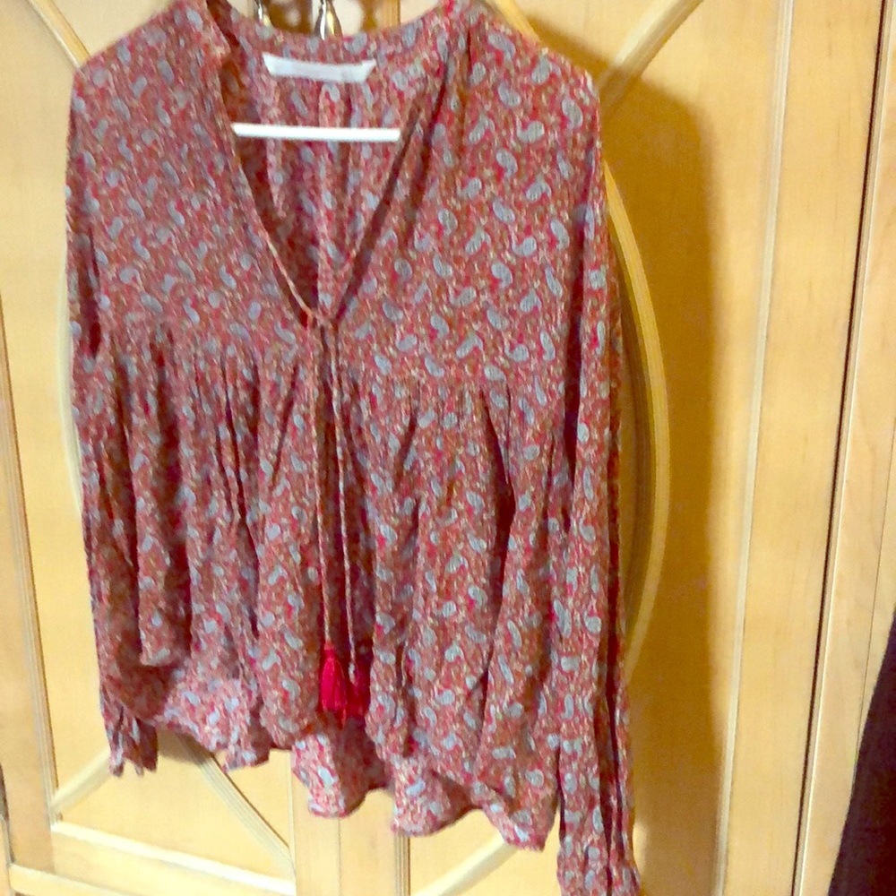 Paisley Hippie shirt Trafaluc by Zara